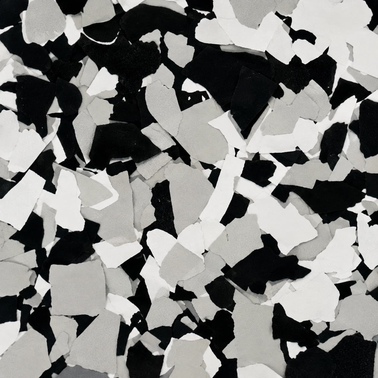 Domino epoxy flake color
