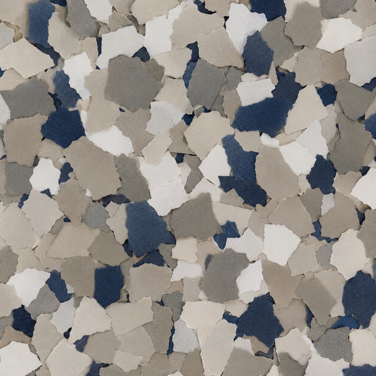 Stonewash epoxy flake color